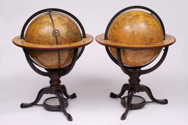 a pair of regency table globes by dudley adams (fs18/756) 