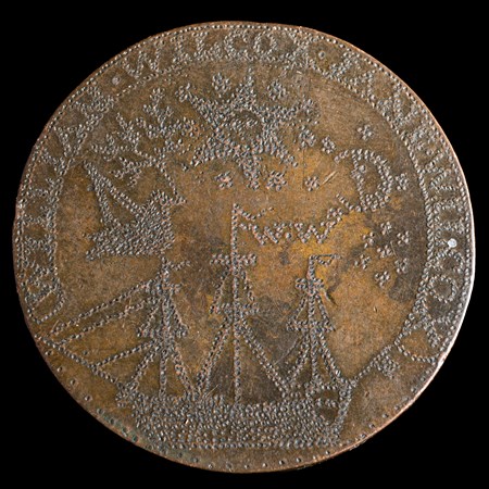 Of Australian Transportation Interest. Recently Come To Light From An Old Coin Collection. A Copper Transportation Token For William Wilcox And Jane Wilcox