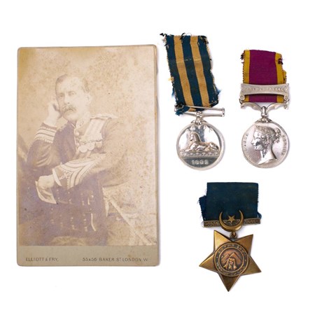 A Victorian Group Of Three Campaign Medals To Major General Alfred George Huyshe CB Second China